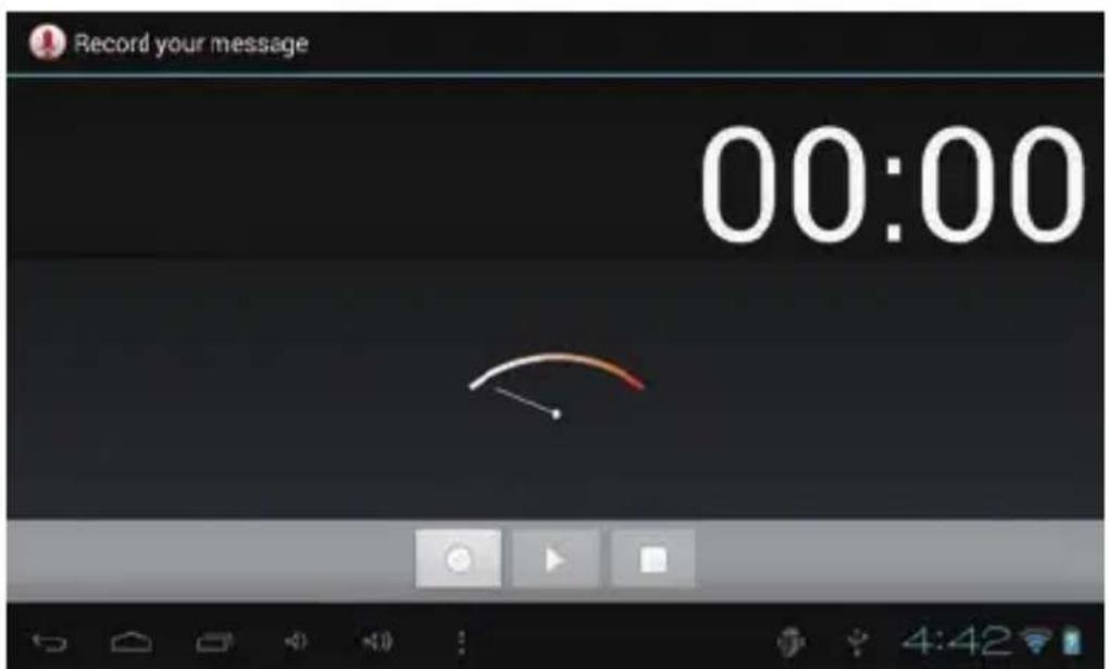 Record your message 00:00