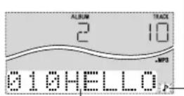 PANASONIC SC-AK521 - Track title search - 1