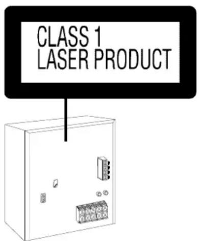 CLASS 1 LASER PRODUCT