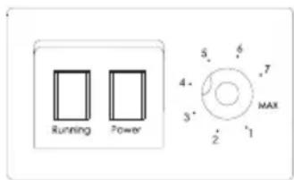 Running Power 5 6 7 4- 3- 2 1 MAX