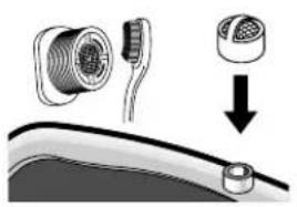 Campomatic WM84KD - Cleaning the water inlet filter - 3