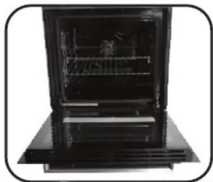 HOOVER HOT1151W/E - REMOVAL AND CLEANING OF THE GLASS DOOR - 1