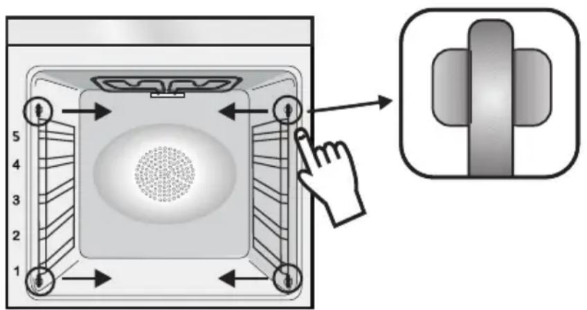 HOOVER HOT1151W/E - RIMOZIONEE PULIZIA DELLE GRIGLIE - 1