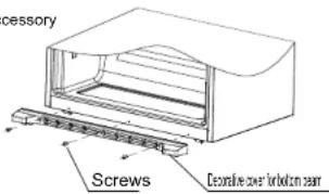 cessory Screws Decorative cover for bottom seat