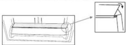 Campomatic FRF253SS - Installing front cover of chill compartment - 1