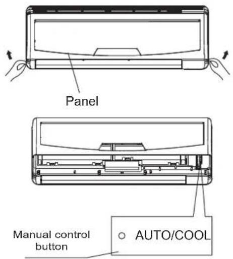 Panel Manual control button AUTO/COOL