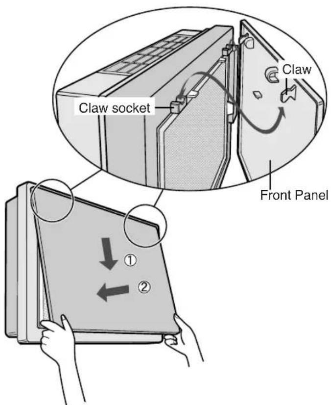 Claw socket Claw Front Panel