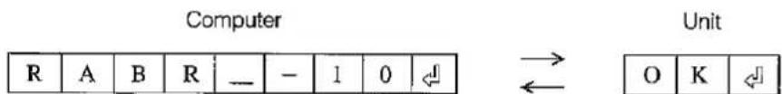 Computer R A B R _ - 1 0 ↕ Unit O K ↙