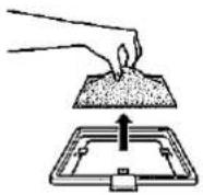 SHARP XG-NV33XE - Bottom Air Filter - 4