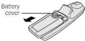 SHARP XG-C40XE - Inserting the batteries - 1