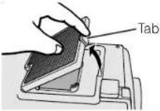 SHARP XG-C40XE - Replacing the bottom air filter - 2