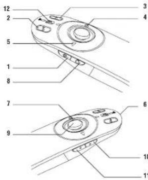 Technical diagram of a mechanical component with numbered parts for identification