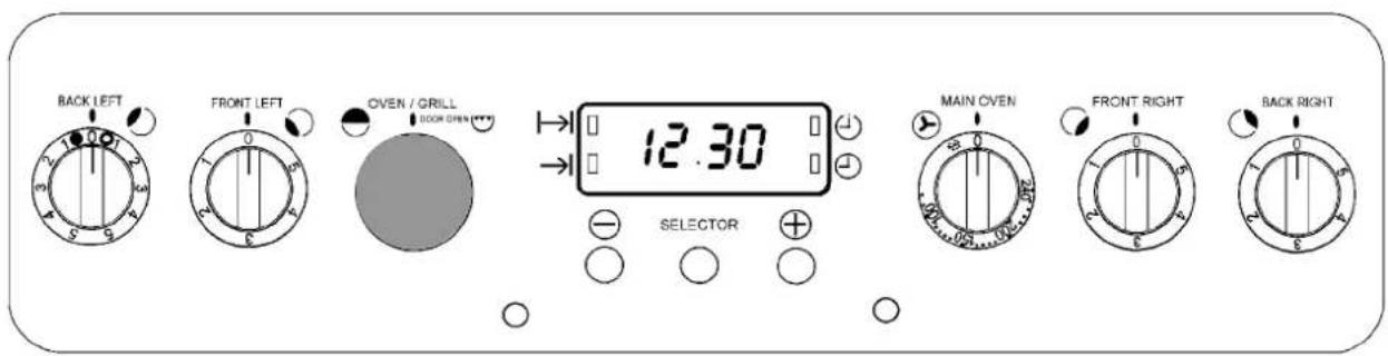 Tricity Bendix SIE555BG - SELECTING THE TOP OVEN - 1