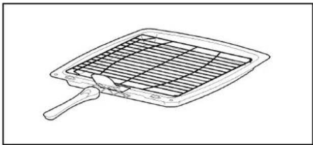 Tricity Bendix SIE515SV - THE GRILL PAN AND HANDLE - 2