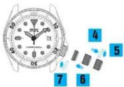 SEIKO Presage SRPD36J1 - TIME/CALENDAR SETTING (4R35) - 2