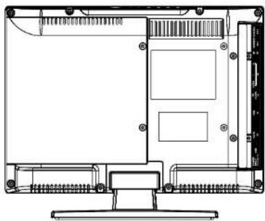 Naxa NT-1308 - Overview of back panel - 1