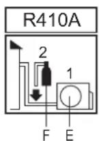 Mabe MMT12CABSCAM8 - refrigerant charge label - 1