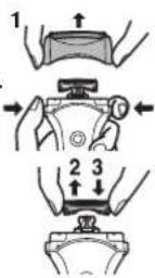 PANASONIC ES-LC50 - ▶ Replacing the inner blades - 1