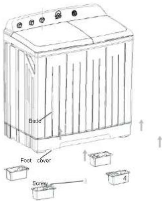 Bade Foot cover Screw
