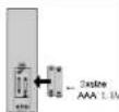 Naxa NTD-2255 - Installing Batteries in the Remote Control - 3