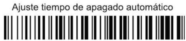 Ajuste tiempo de apagado automático