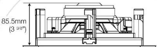 85.5mm (3 3/8")