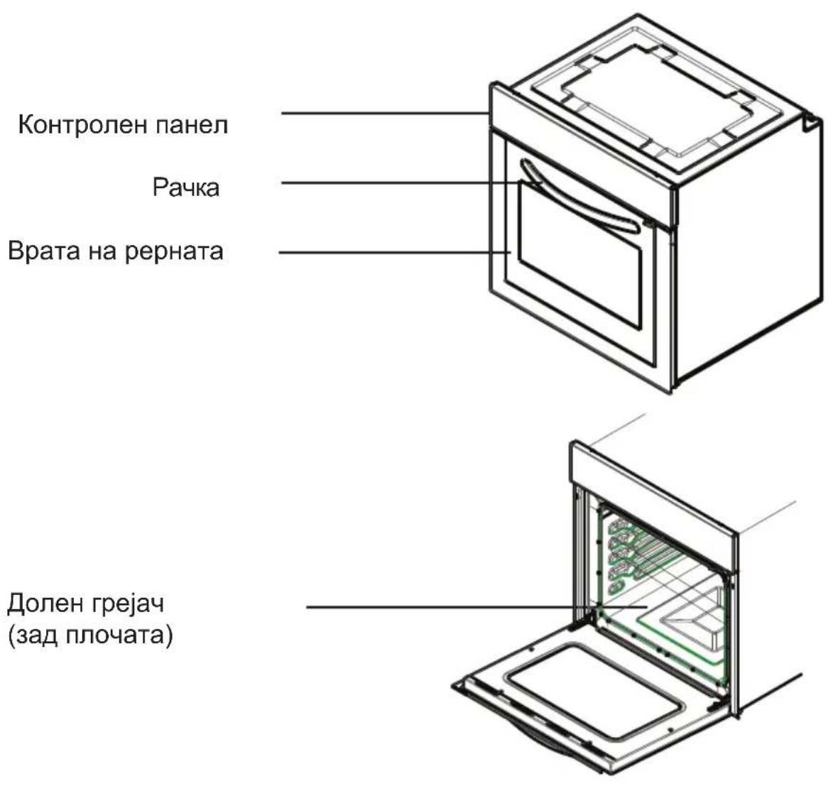 VOX EBB7116 - ПРЕТСТАВУВАЊЕ И ГОЛЕМИНА НА ПРОИЗВОДОТ - 1