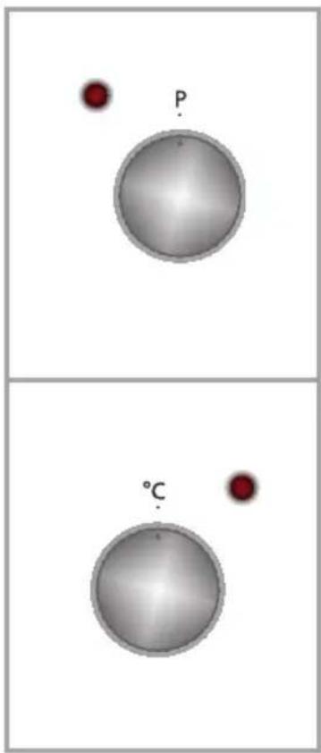 P °C