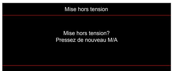 Mise hors tension Mise hors tension? Pressez de nouveau M/A