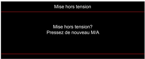 Mise hors tension Mise hors tension? Pressez de nouveau M/A