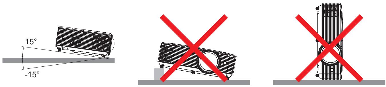 OPTOMA X318STe - Avis relatif à l'installation du projecteur - 1