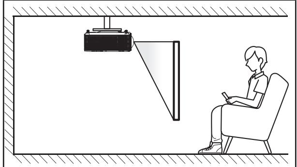 OPTOMA X318STe - Installation du projecteur - 4