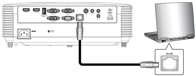 OPTOMA X318STe - LAN RJ45 - 1