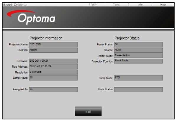 OPTOMA X319USTe - Appuyez sur « Enter ». - 1