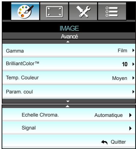 OPTOMA X402 - IMAGE | Avancé - 1