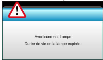 OPTOMA X402 - Messages de l'écran - 2