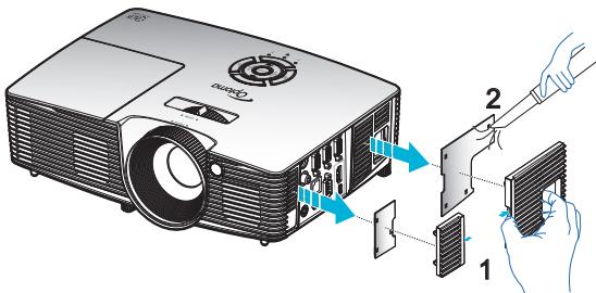OPTOMA X402 - Procédure : - 1