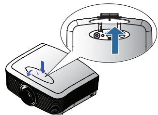 OPTOMA X605 - Démontage de l'objectif du projecteur - 2