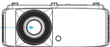 OPTOMA ZH400 - Dimensions du projecteur et installation au plafond - 1
