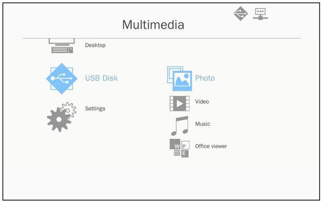 OPTOMA ZH400USTi - Affichage depuis stockage USB - 2