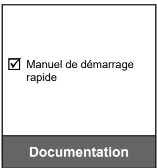 Manuel de démarrage rapide Documentation