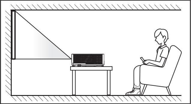 OPTOMA ZH506 - Installation du projecteur - 1