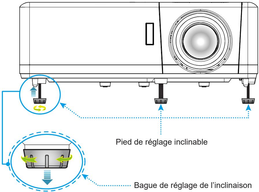 OPTOMA ZH507+ - Hauteur de l'image - 1