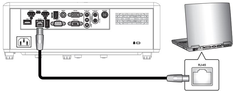 OPTOMA ZH507+ - Ethernet (Paramètres du projecteur) - 1