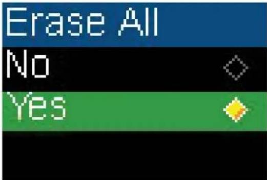 Erase All No Yes
