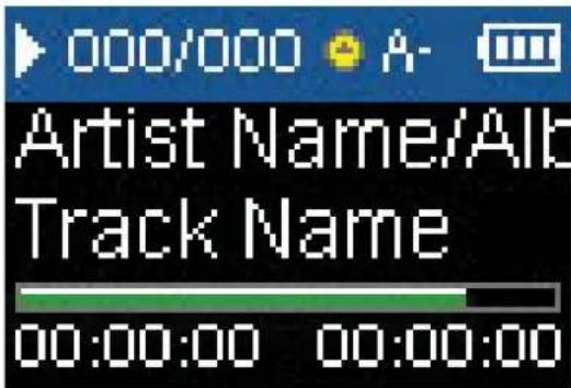 000/000 A- Artist Name/Alb Track Name 00:00:00 00:00:00