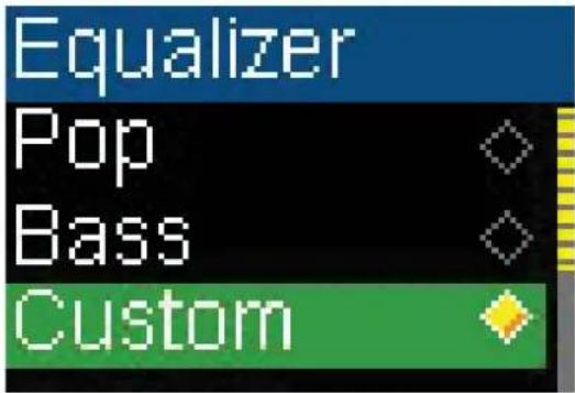 Equalizer Pop Bass Custom
