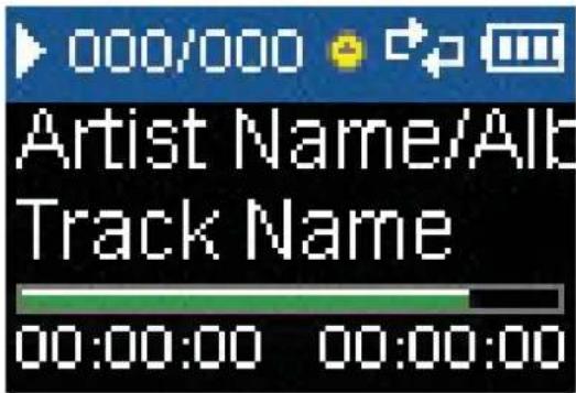 000/000 Artist Name/Alb Track Name 00:00:00 00:00:00