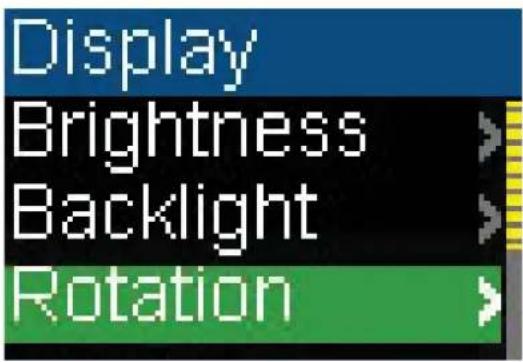 Display Brightness Backlight Rotation