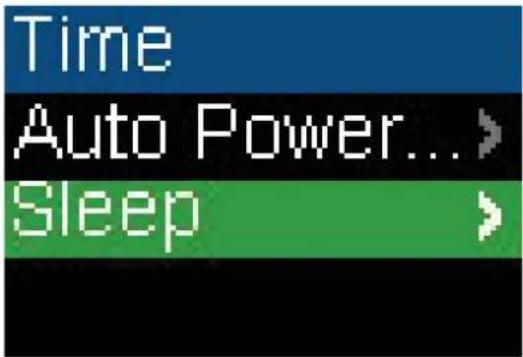 Time Auto Power... Sleep